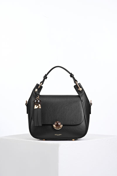 Diana Black Top Handle Crossbody