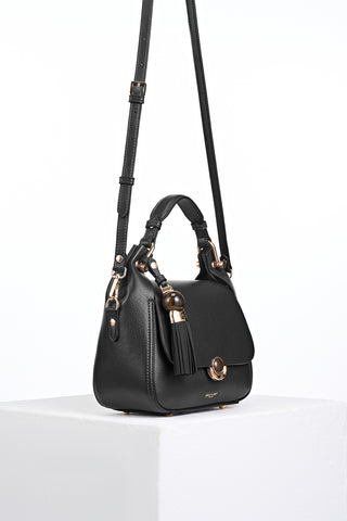 Diana Black Top Handle Crossbody