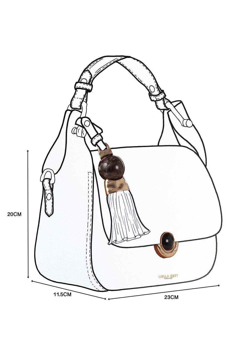 Diana Fawn Top Handle Crossbody