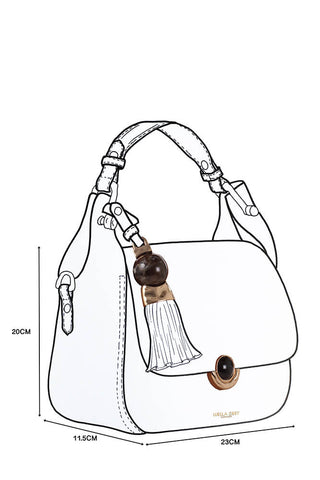 Diana Camel Top Handle Crossbody