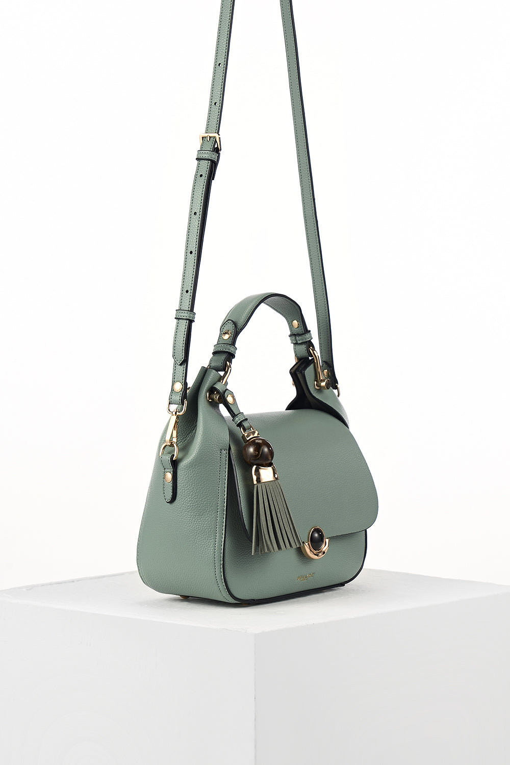 Diana Spearmint Green Top Handle Crossbody
