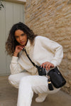 Elise Black Portrait Crossbody