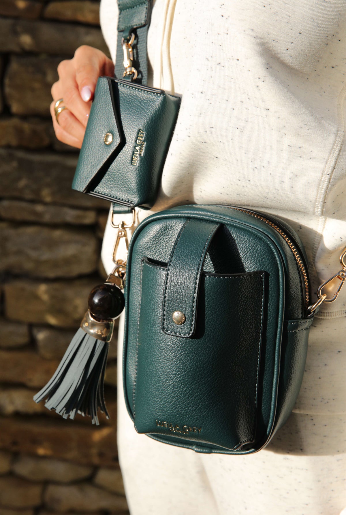 Elise Peacock Portrait Crossbody