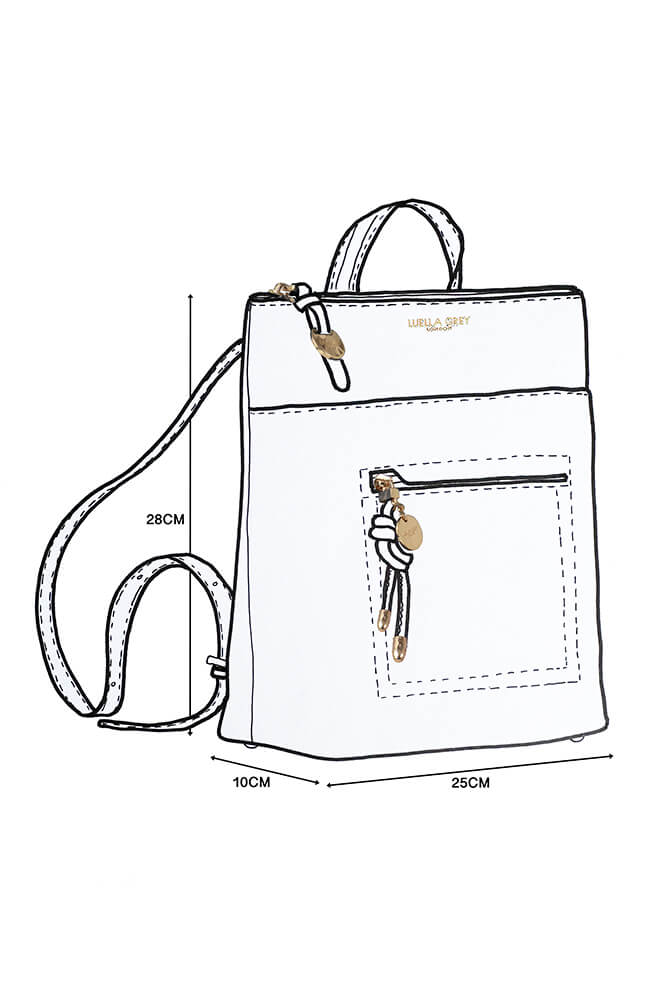 Ella Cornflower Blue Small Casual Backpack