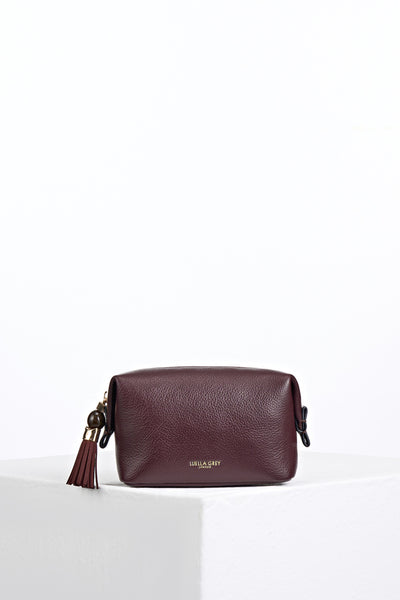 Elletra Black Cherry Mini Wash Bag