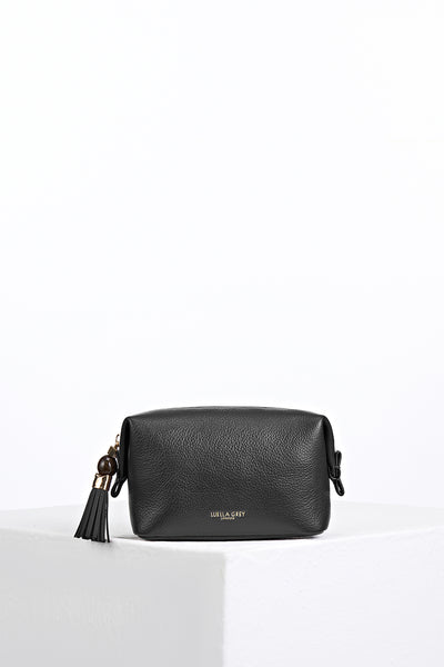 Elletra Black Mini Wash Bag