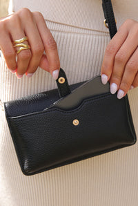 Eloise Black Phone Bag