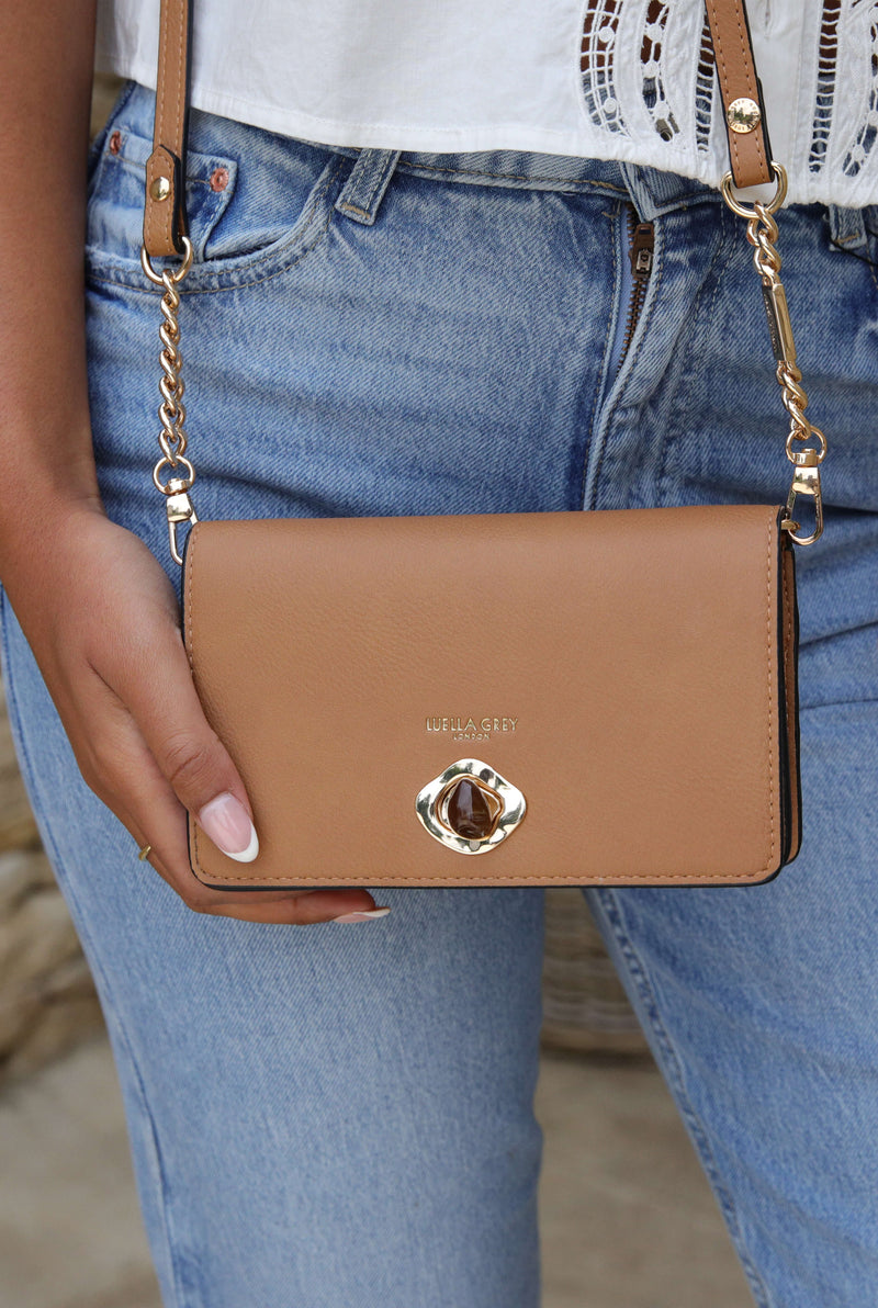 Eloise Camel Phone Bag