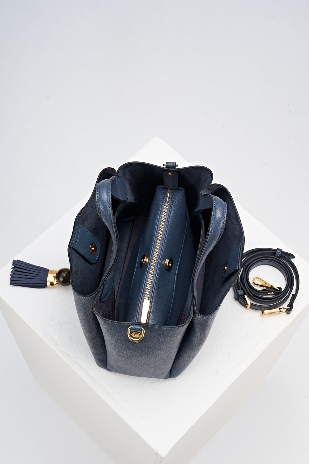 Etta Denim Blue Small Tote