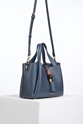 Etta Denim Blue Small Tote