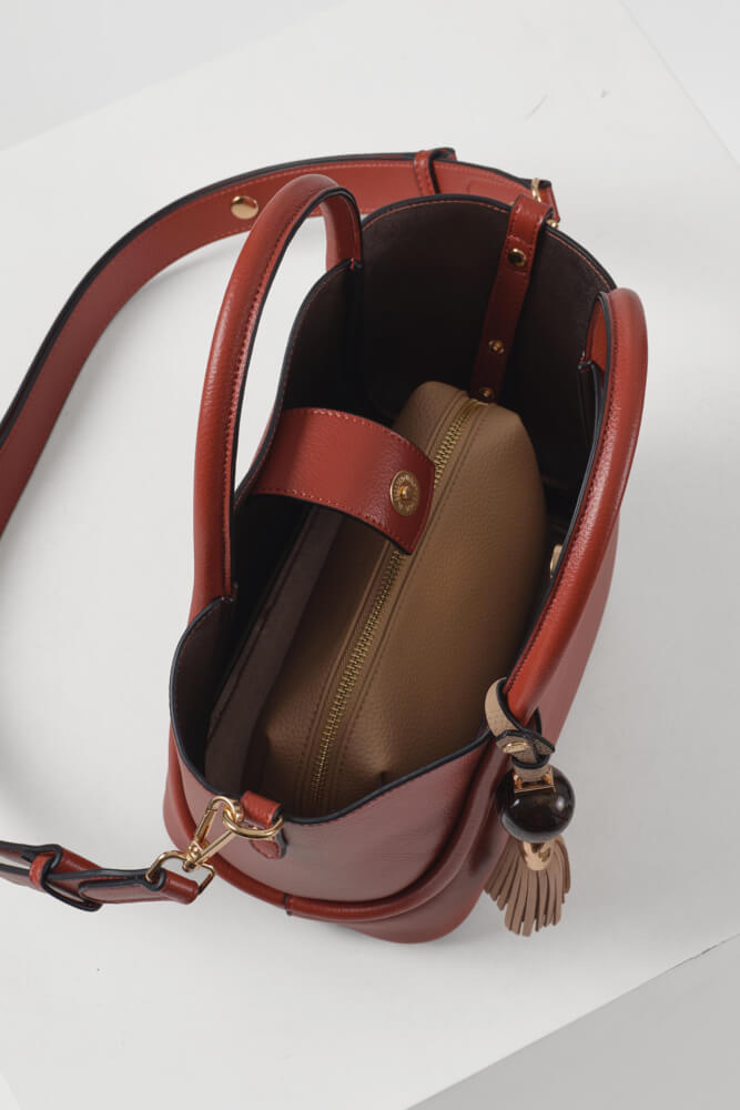 Flo Paprika/Mushroom Crossbody