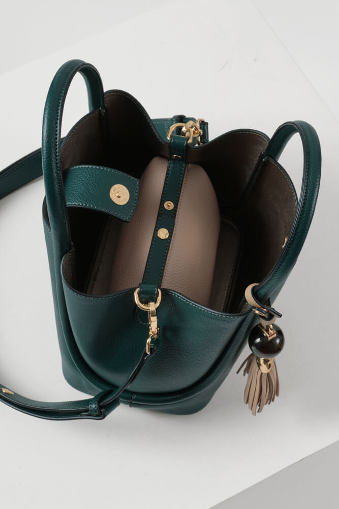Flo Peacock/Mushroom Crossbody