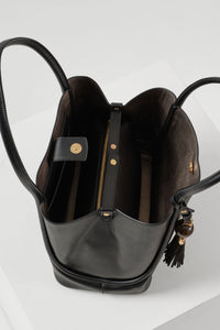 Floella Black Tote