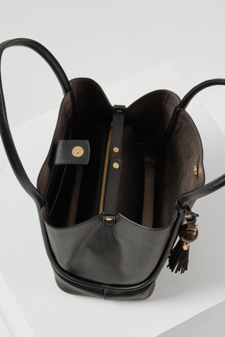 Floella Black Tote