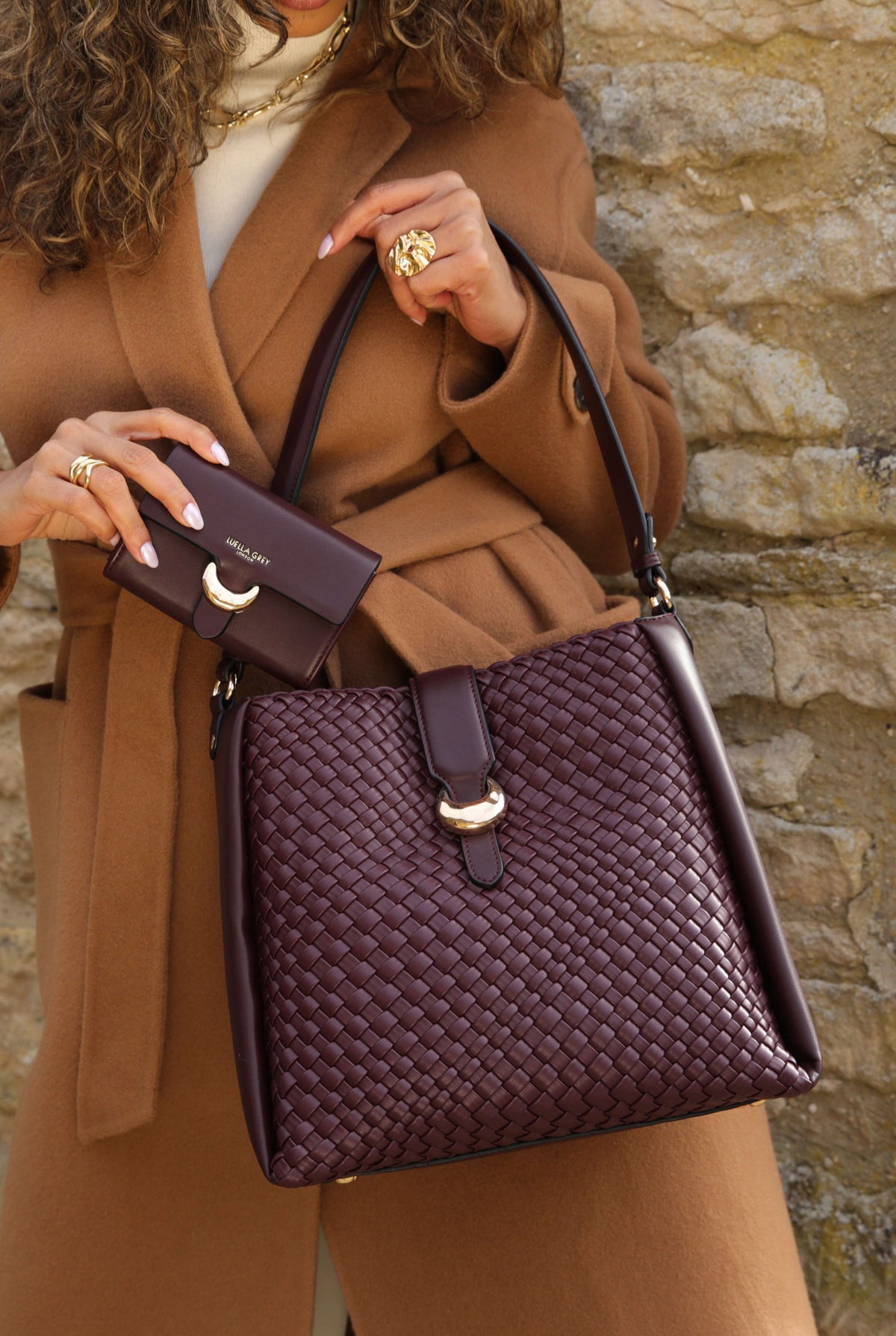 Flora Cherry Weave Hobo