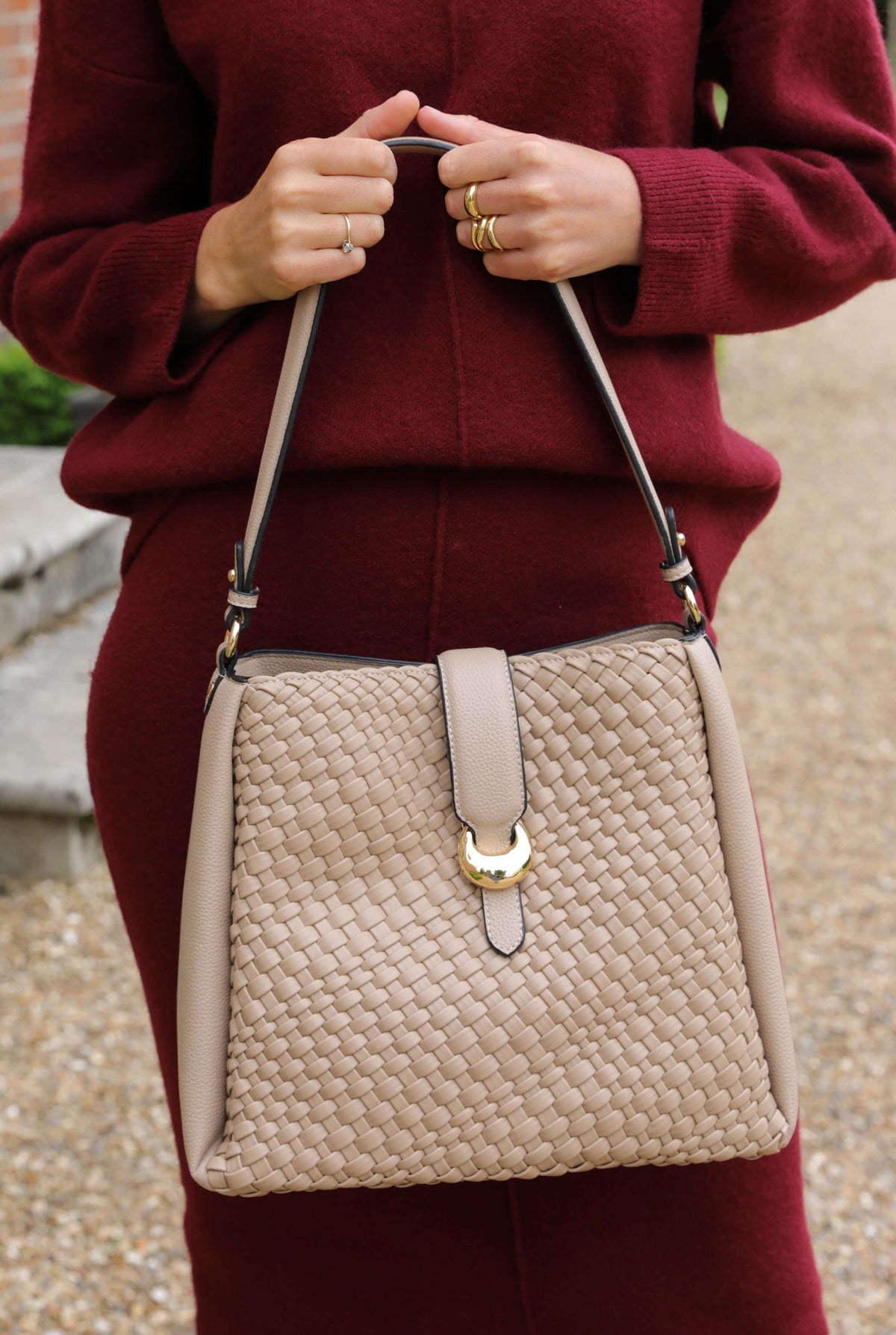 Flora Mushroom Weave Hobo