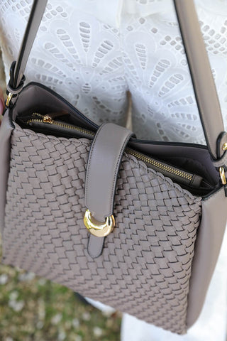 Flora Peat Weave Hobo