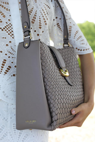 Flora Peat Weave Hobo