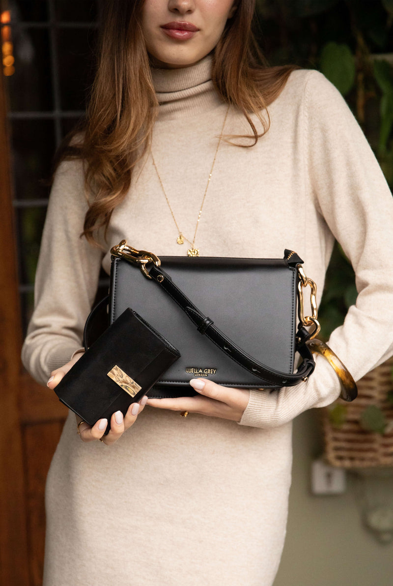 Frederica Black Small Purse