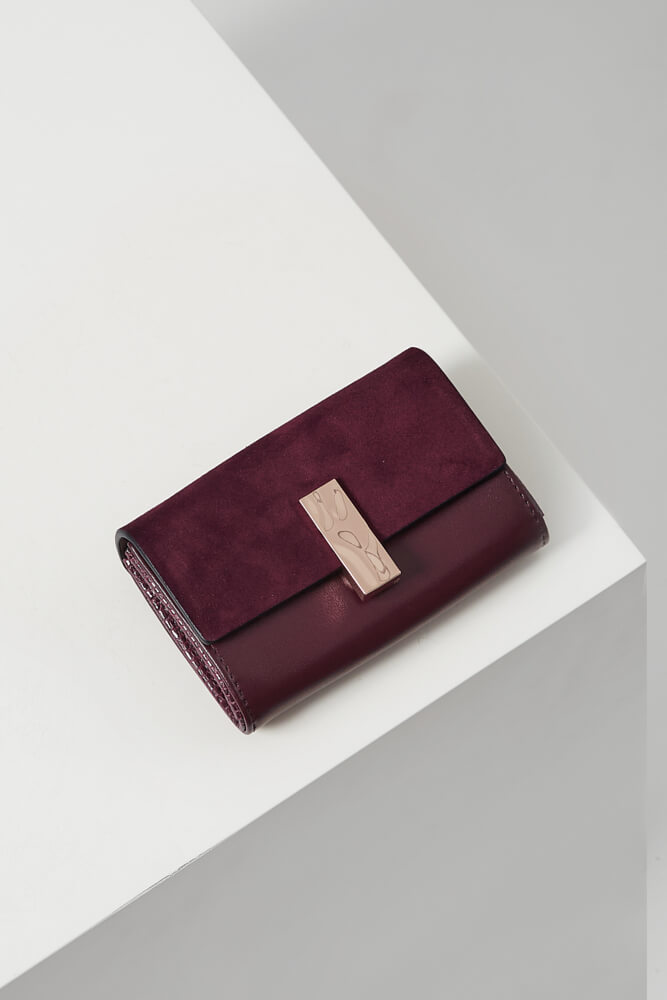 Frederica Plum Small Purse Luella Grey