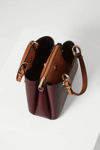 Gala Plum Crossbody Tote