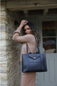 Giselle Black Laptop Bag