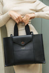 Giselle Black Laptop Tote