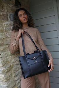 Giselle Black Laptop Bag