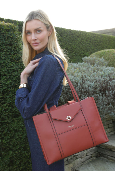 Giselle Paprika Laptop Tote