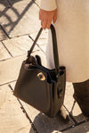 Henri Black Hobo Tote