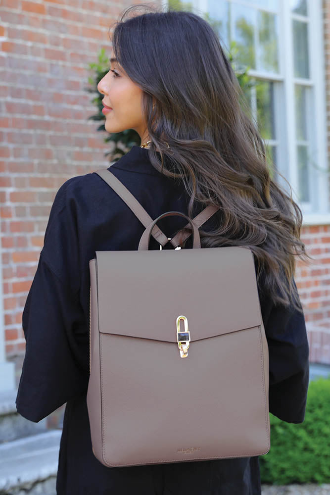 Hilda Laptop Backpack (13”) | Work Backpack for Women – Luella Grey