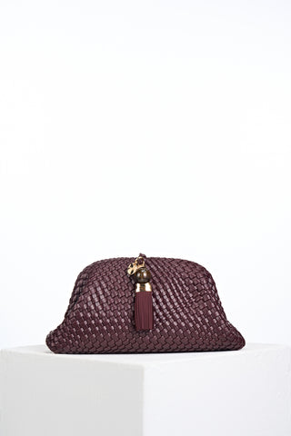 Indigo Black Cherry Oversized Clutch