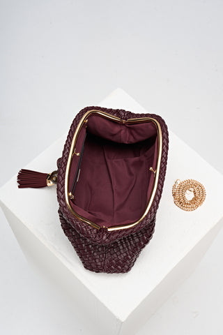 Indigo Black Cherry Oversized Clutch