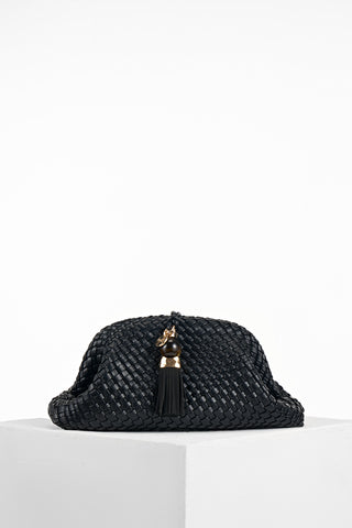Indigo Black Oversized Clutch