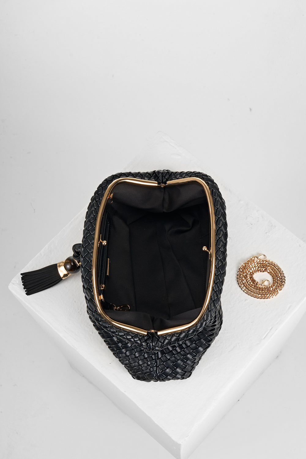 Indigo Black Oversized Clutch