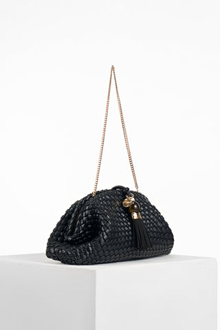 Indigo Black Oversized Clutch