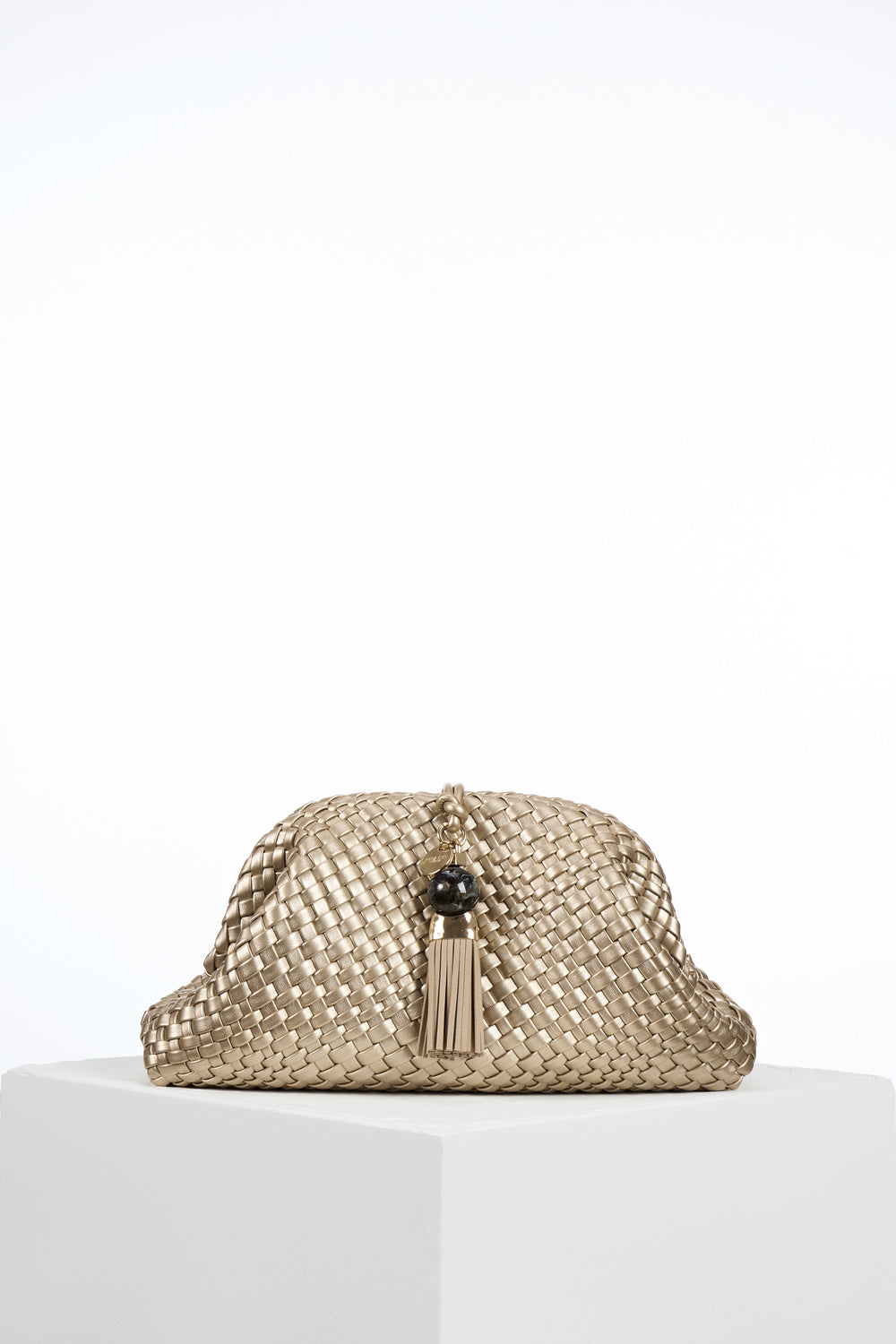 Indigo Gold Oversized Clutch