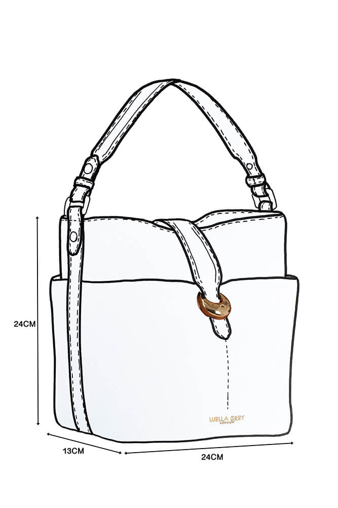 Indra Tuscan Blush Bucket Crossbody