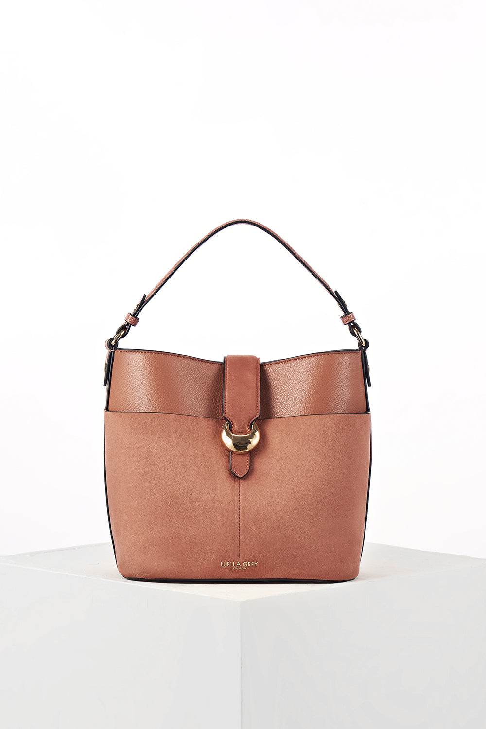 Indra Tuscan Blush Bucket Crossbody
