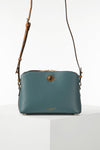 Julianna Airforce Blue Zip Top Crossbody