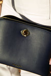 Julianna Navy Zip Top Crossbody