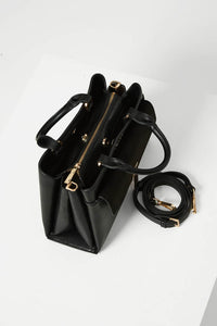 Kristie Black Crossbody Tote