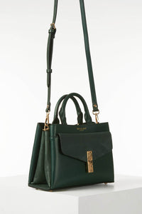 Kristie Forest Green Crossbody Tote