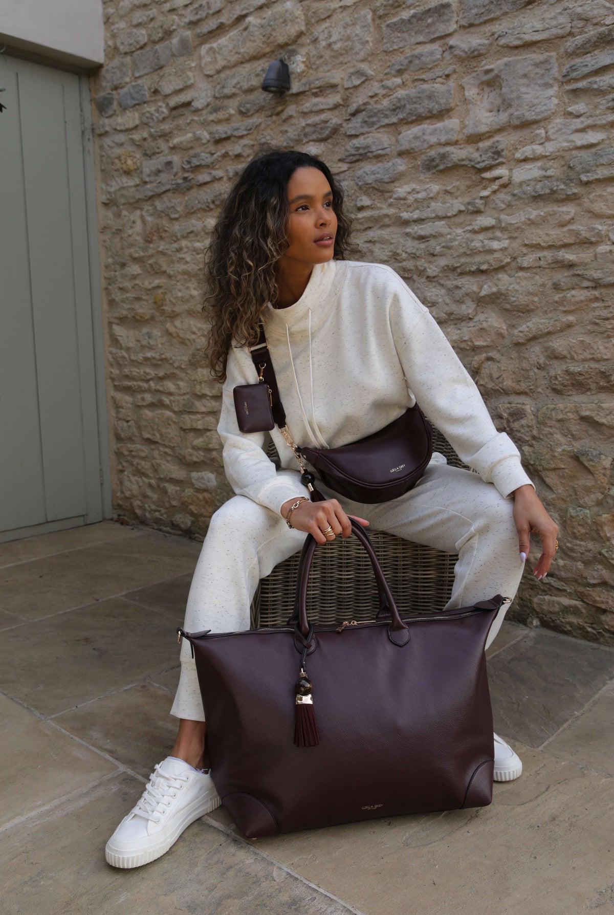 Lana Cherry Travel Weekender