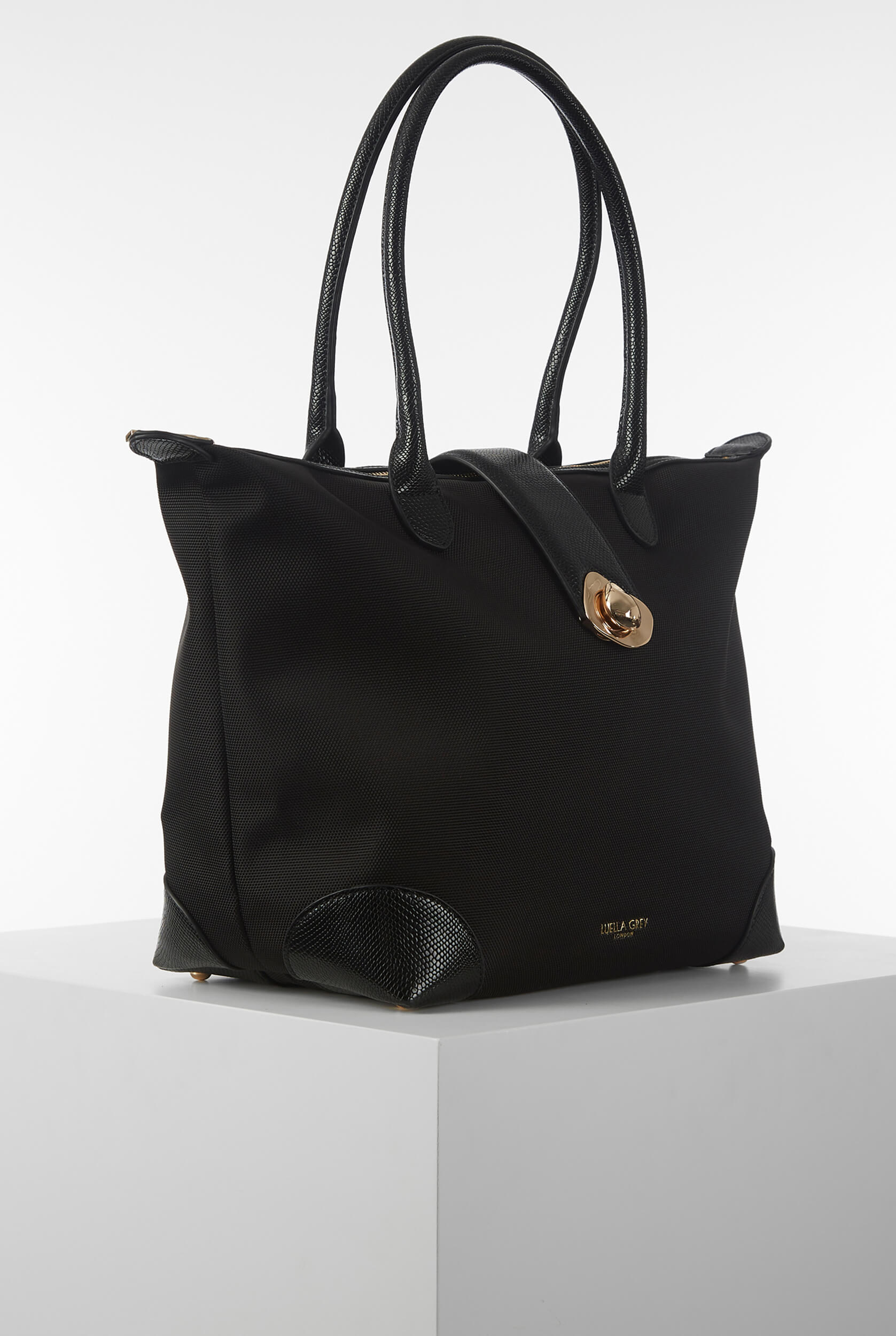 Lara Black Laptop Work Tote