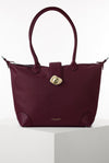 Lara Plum Laptop Work Tote