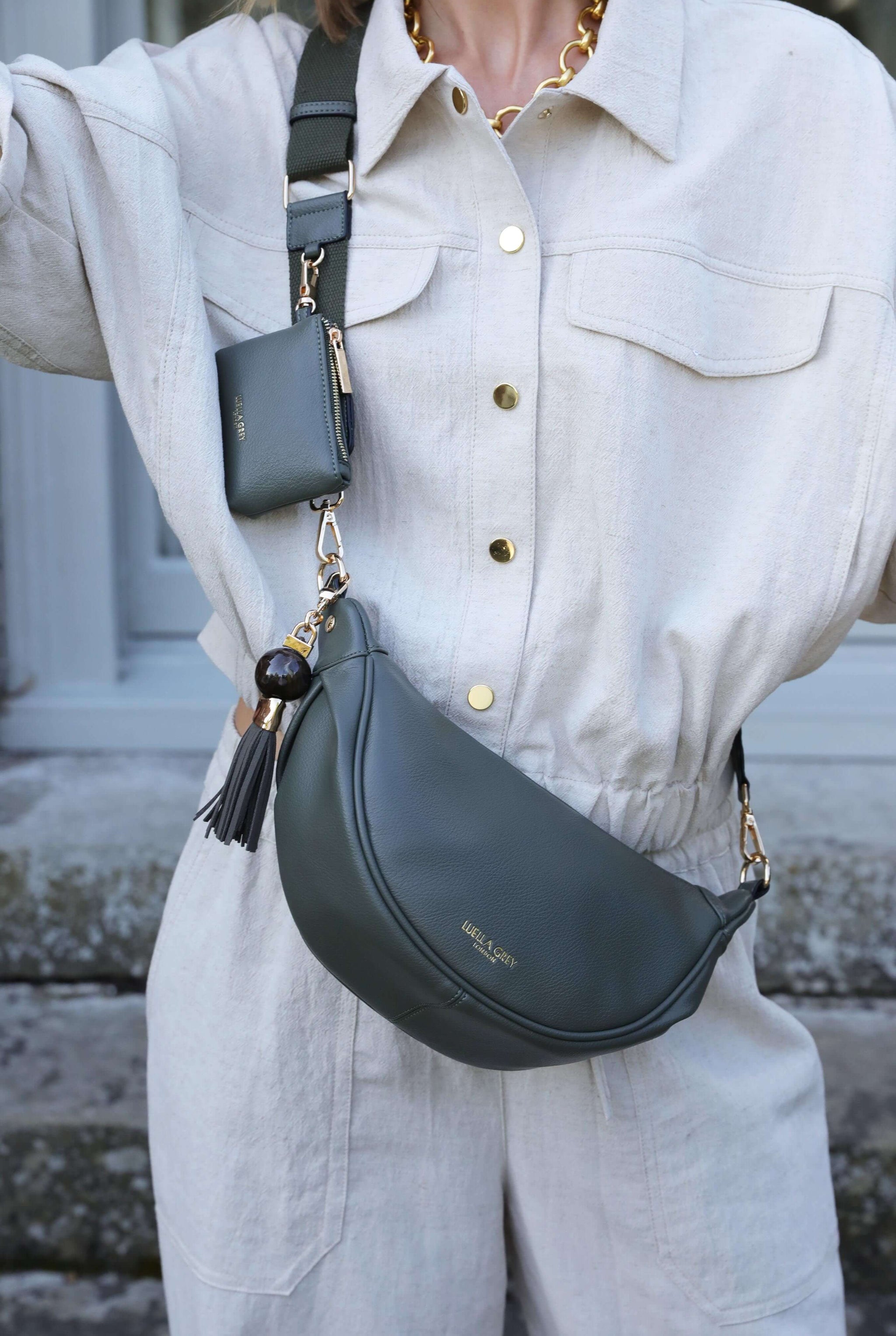 Lauren Khaki Sling Bag