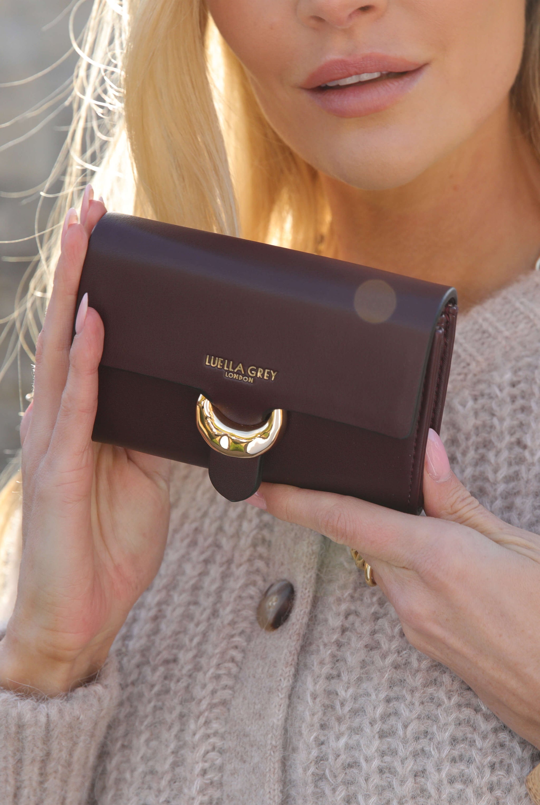 Letitia Cherry Purse