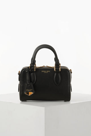 Lilian Black Barrel Crossbody