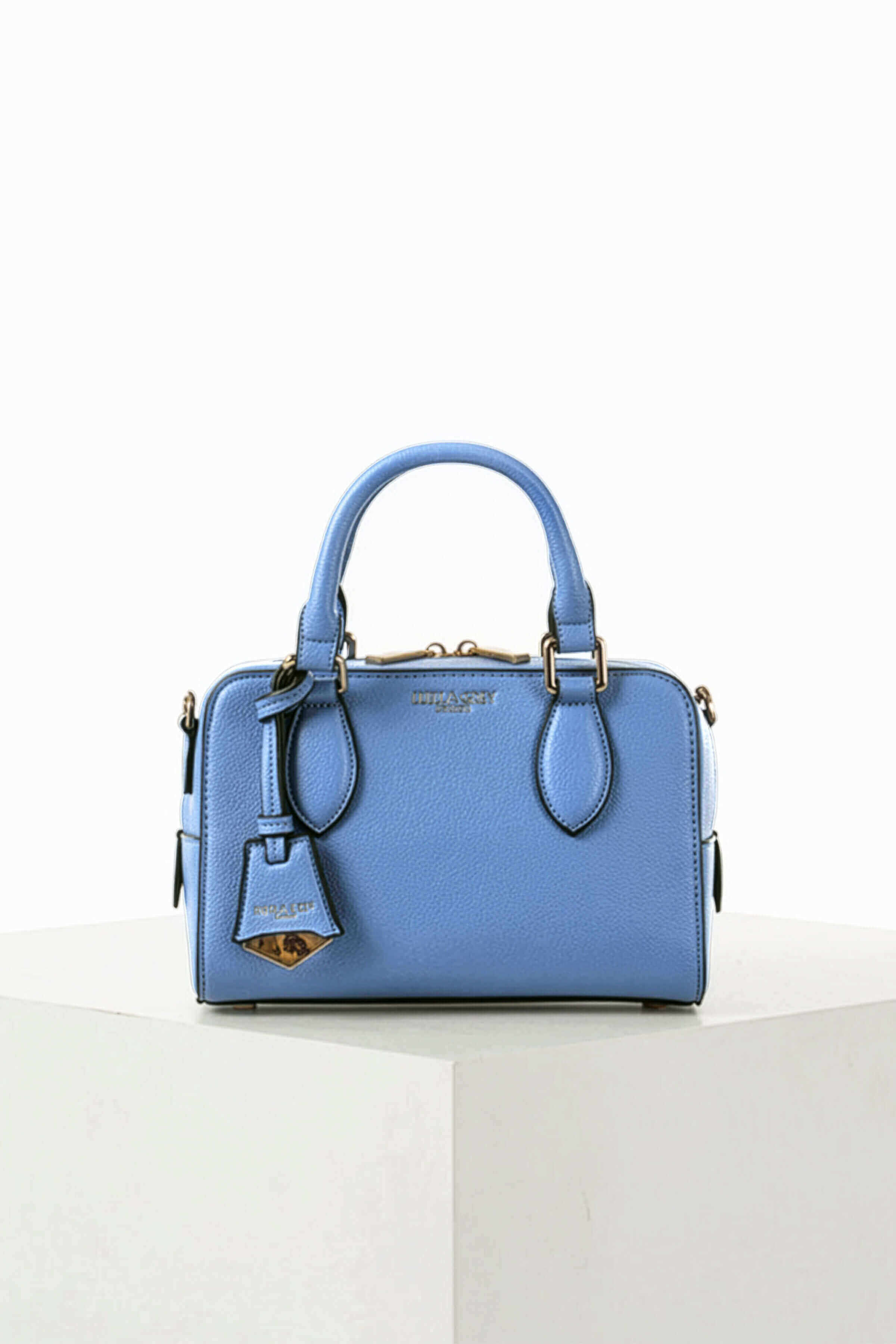 Lilian Mini Bowler Crossbody Bag | Barrel Handbag – Luella Grey